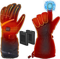 Перчатки с подогревом Lottbuty Heated Gloves LT-G5 5000 мАч 4 температуры водонепроницаемые черные размер М