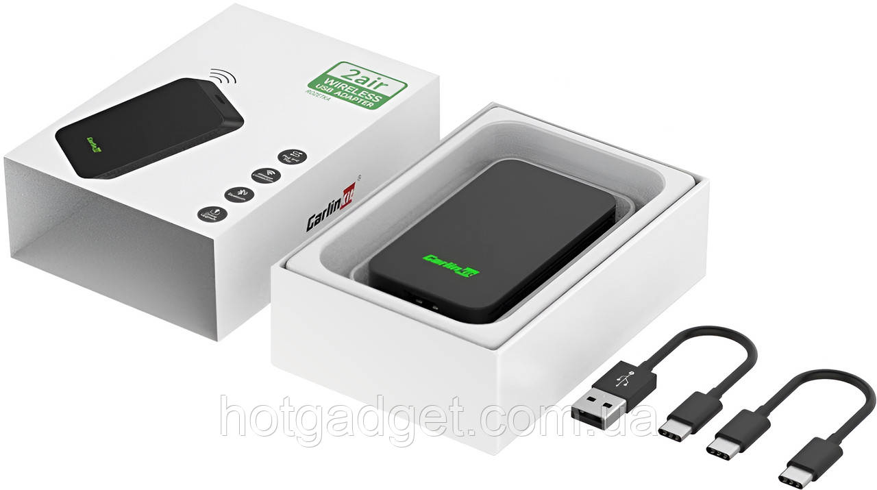 Адаптер CarlinKit 5.0 2air для бездротового Apple CarPlay / Android Auto, фото 1