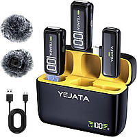 Петличний мікрофон Yejata Wireless Bluetooth Microphone K6 Бездротові мікрофони та приймач для iPhone iPad