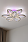 Великий Led люстр 180 Вт з пультом до 25 м² Для великих кімнат (1141/6+3 WH), фото 8