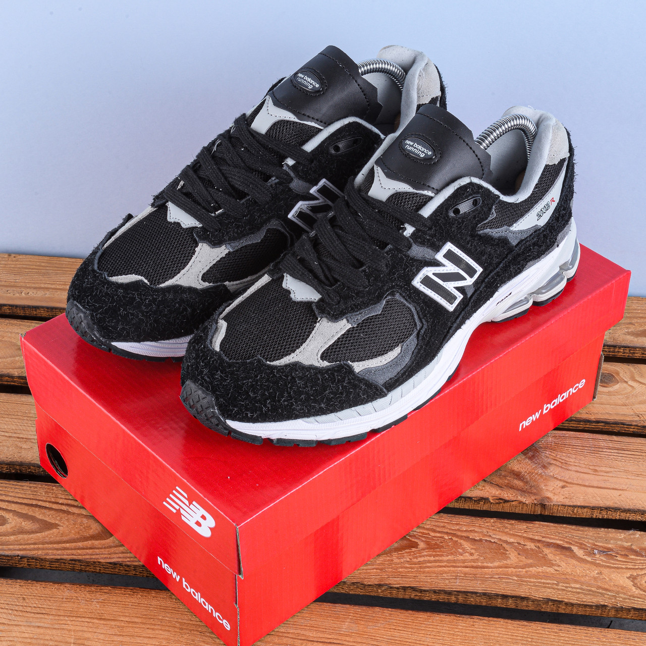 SALE Чоловічі Кросівки New Balance 2002R чорні, фото 1