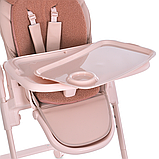 Стілець для годування El Camino CRYSTAL ME 1037 Bear Pink Рожевий, фото 10