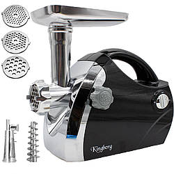 Електром'ясорубка з томатною соковижималкою, 2500W, KB-2021, Чорна / Настільна м'ясорубка електрична