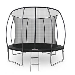 Батут дитячий з внутрішньою сіткою (128х49х25см) / Круглий батут для дітей / Дитячий батут зі драбинкою