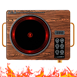 Інфрачервона настільна електроплита 2200V, LB-57001 / Плита одноконфорочна / Настільна плита