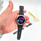 Смарт-годинник чоловічий з Amoled екраном Modfit Combat Silver Army, фото 2