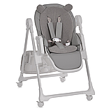 Стільчик для годування El Camino CRYSTAL ME 1037 Bear Gray Сірий, фото 6