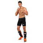 Захист гомілки та стопи шкіряний для єдиноборств захист для ніг Yokkao 5032 розмір L Black-Orange, фото 9