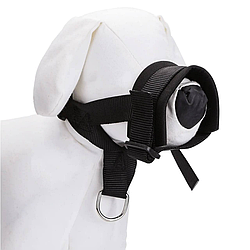 Намордник нейлоновий для собак до 30 см, XXL, Чорний / Нейлоновий намордник / Амуніція для собак