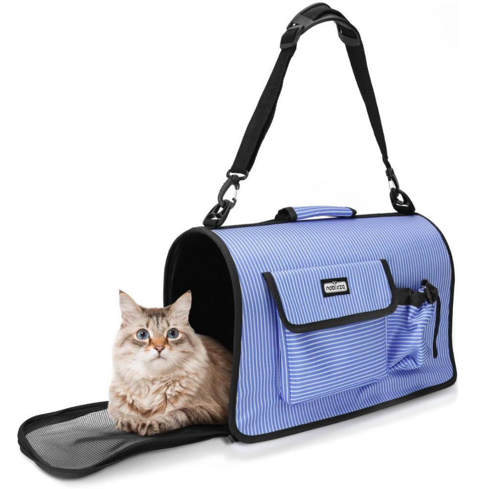 Сумка для тварин 53.5*27*23 см, до 4 кг, B40707REB / Сумка-переноска для котів / Переноска для тварин, фото 1