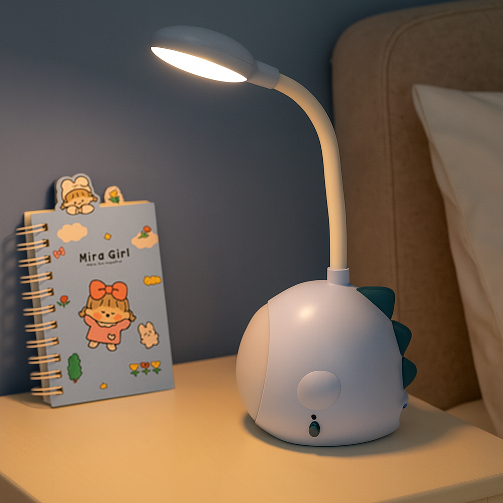 Настільна лампа у формі динозавра, від USB, AB-TD71 / Лампа нічник / Дитяча лампа нічник, фото 1