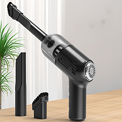 Автомобільний бездротовий пилосос, 2 насадки, K20 / Пилосос для авто та будинку / Портативний ручний пилосос