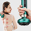 Вакуумний масажер з інфрачервоним підігрівом та USB, 6 режимів, Зелений / Антицелюлітний масажер для тіла, фото 8
