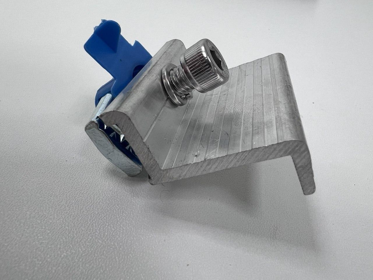 Притиск крайній Z в зборі  (гвинт оц, гайка монт, фікс) 30мм,35мм,40мм, фото 1