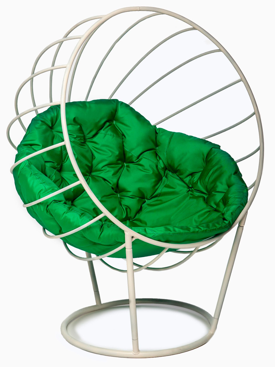 Крісло-шар на ніжці 150 кг Зелене