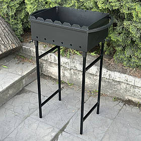 Мангал Mzavod Гектор на 6 шампурів 2мм на ніжках