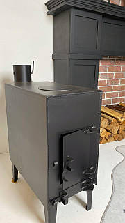 Піч-буржуйка 4мм з варильною поверхнею