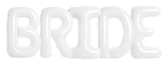 Гірлянда літери 018 КИТАЙ-КТ Bride 40" - біла ВЕЛИКА (УП)