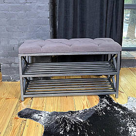 Банкетка для взуття Торонто-1 велюр