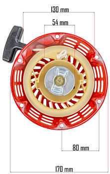 Стартер ручний PM GX160 ST механізм пуску заводний для бензомотора