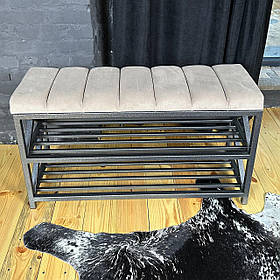 Банкетка для взуття Торонто-2 велюр