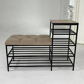 Банкетка для взуття Барселона-1 велюр