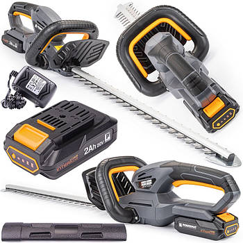 Акумуляторний кущоріз 20 В 450 мм Powermat PM-NA-20C тример для саду