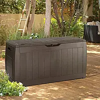 Ящик для зберігання садового інвентарю Hollywood KETER (117 × 45 × 57 см, коричневий)