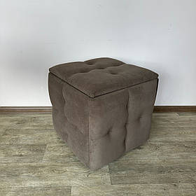 Пуф-трансформер 5в1 Остін-4 велюр коричневий 1-0-9005