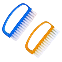 Щітка для манікюру, для чищення нігтів в асорт. 2шт/уп, Щітка для чищення нігтів, Манікюрна щітка пластикова