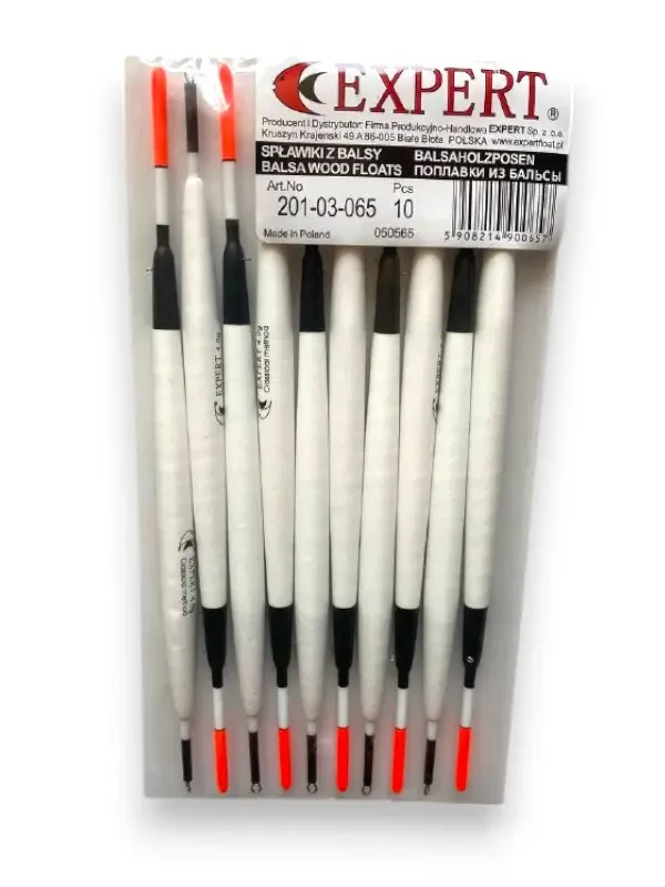 Поплавок Expert 4 г з бальси, набір 10 шт — універсальний для риболовлі на озері, ставку та річці, фото 1