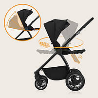 Універсальна коляска 2 в 1 Lionelo MERIL 2IN1 BLACK ONYX, фото 2
