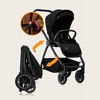 Універсальна коляска 2 в 1 Lionelo MERIL 2IN1 BLACK ONYX, фото 3