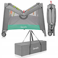 Манеж Lionelo MILLE PLUS GREY GREEN, фото 5