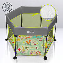 Манеж Lionelo ROEL PLUS GREY MULTICOLOR, фото 2