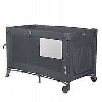 Ліжечко-манеж Lionelo ELLEN GREY COBCRETE, фото 3