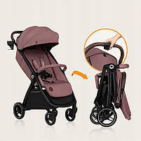 Прогулянкова коляска Lionelo INGRID PINK MUAVE, фото 6