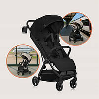 Прогулянкова коляска Lionelo JULIE AIR BLACK ONYX, фото 3
