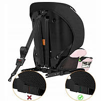 Дитяче автокрісло Lionelo LEVI FIX I-SIZE PINK BABY, фото 2