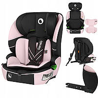 Дитяче автокрісло Lionelo LEVI FIX I-SIZE PINK BABY, фото 3