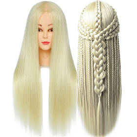 Навчальна голова для зачісок із термовим волоссям