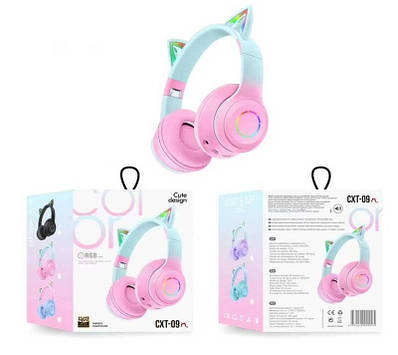 Навушники дитячі бездротові Bluetooth з підсвічуванням C 64890
