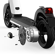 Електросамокат NIU KQi1 Pro потужний, до 25 км/год, запас ходу 25 км, 250 Вт, з підсвіткою для міста, фото 7