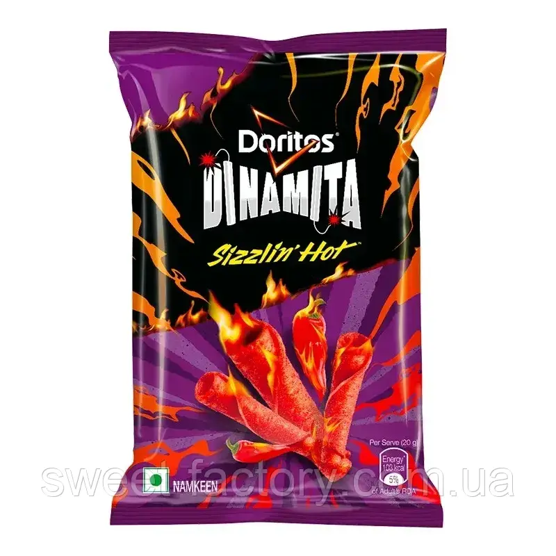Чіпси Doritos Dinamita Sizzlin’ Hot 56g, фото 1