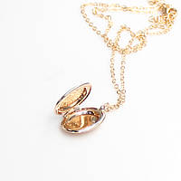 Медальйон, що відкривається, на ланцюжку Xuping - лимонна позолота 18к (224000)