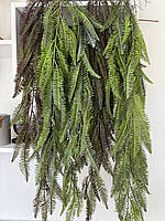 Ампельна штучна папороть ( зелена з коричневим напиленням , 110 см ), фото 10