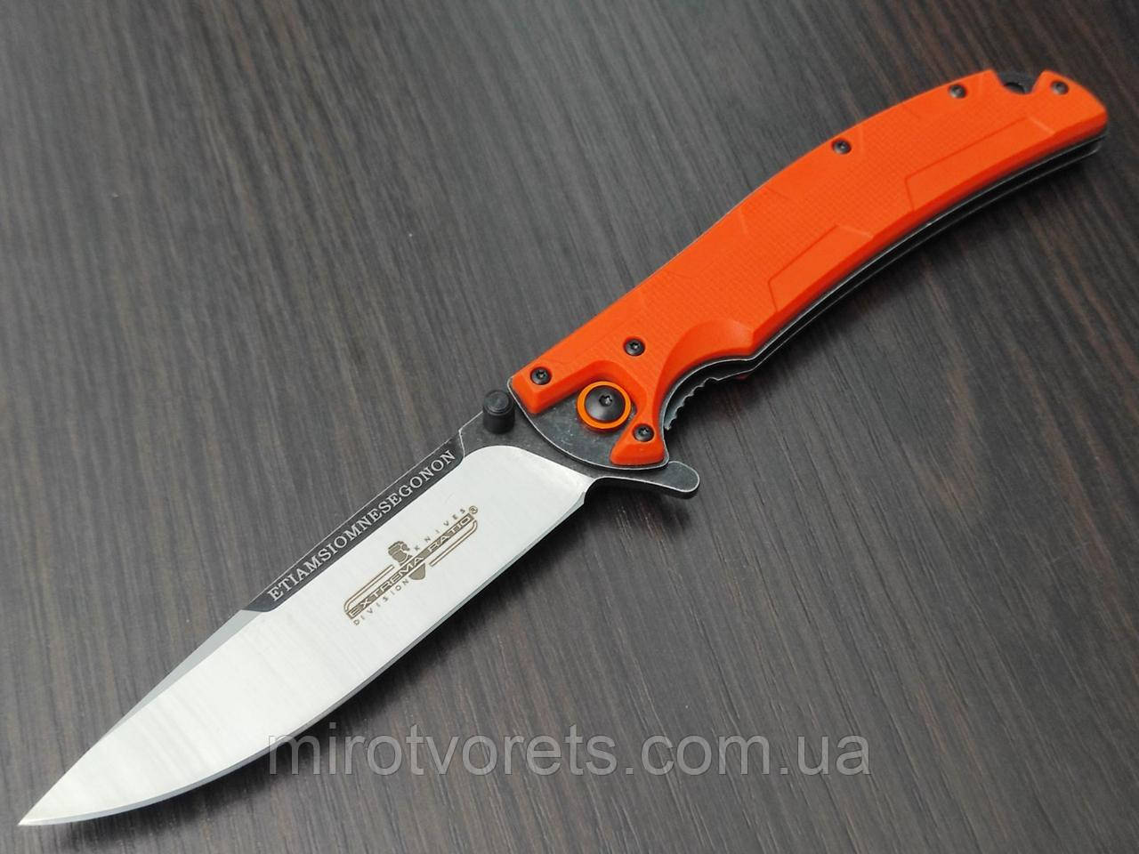 Уцінка. Ніж складний Extrema Ratio Division на підшипниках D2 orange, фото 1