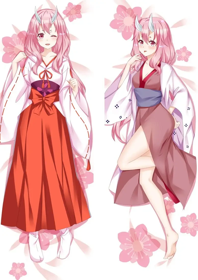 Дакімакура 150х50 см Шуна Про мое переродження в слиз  Подушка з наволочкою обнімашка двухсторння, фото 1