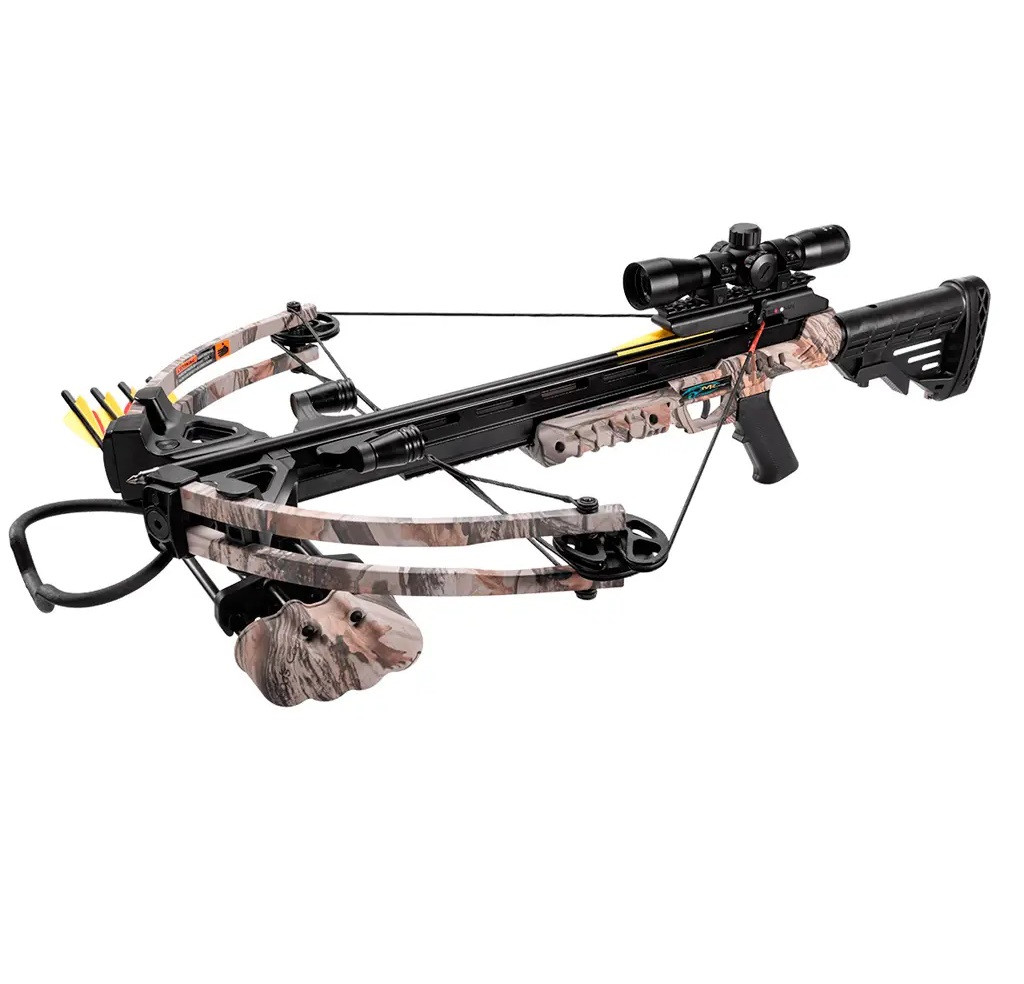 Арбалет Man Kung XB52 Stalker KIT Блочный, винт. типа green camo