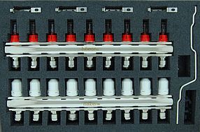 Колектор латунний Häzer HKB-202/09 1", на 9 виходи